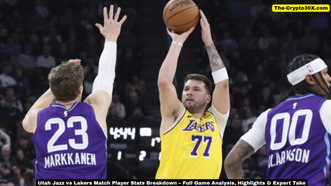 utah jazz vs lakers match player stats