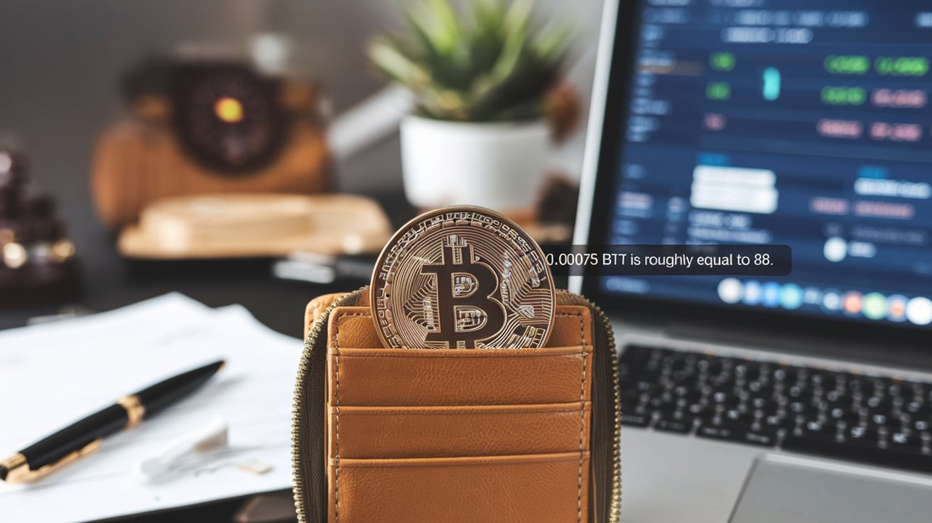 0.00075 BTC to USD