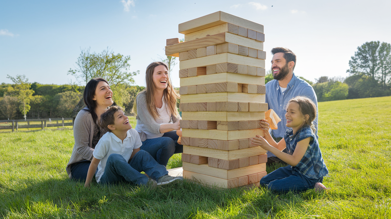 Shop Sunnylife Giant Jumbling Tower – A Fun Game for Everyone